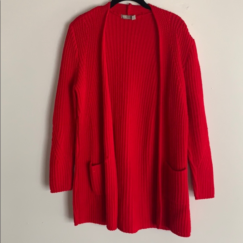 ASOS Red Knit Cardigan